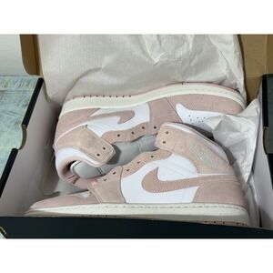 Size 10 - Air Jordan 1 SE Mid "Legend Pink" New In Box.